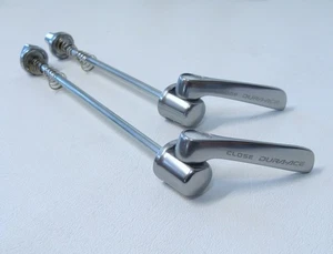 ~ Beautiful NOS Shimano Dura-Ace 7800 F & R Quick Release Wheel Hub Skewers ~ - Picture 1 of 6
