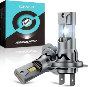 Lampadine H7 LED per fari Auto 120W 30000LM 6000K Luce Bianca Fredda Kit 2pz - Imagen 1 de 7