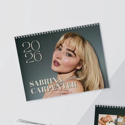 New Sabrina Carpenter 2026 Celebrity Christmas Gift 2026 Wall Calendar SO212 - Image 1 of 4