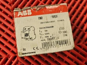 ABB F362 - 16/0.01 GFCI Ground Fault Interrupter Circuit Breaker 230V / 16A - Picture 1 of 3