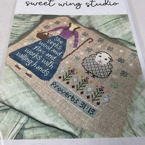 Sweet Wing Studio WILLING HANDS - finished design wi is 8 7/8 in x 6 7/8 in - Picture 1 of 3