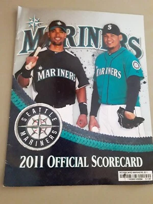 Seattle Mariners 2011 Scorecard Felix Hernandez Pepsi Max Ad King Felix - Image 1 of 2
