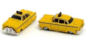 Taxi Manschettenknöpfe gelbes Taxi Yellow Cab Plus schwarzer Exklusivbox MM0395 - Bild 1 von 4