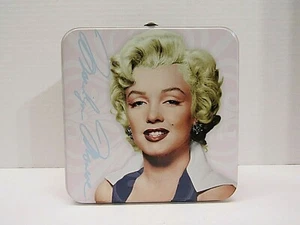2006 Marilyn Monroe Square Tin Tote Lunch Box - Picture 1 of 5