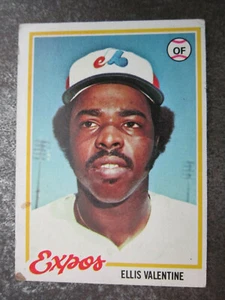 Ellis Valentine #185 Topps 1978 Baseball Trading Card (L1T) - Picture 1 of 2