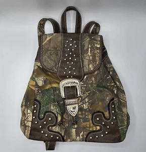 Realtree AP Mujer Camuflada Moda Mochila Camuflaje Estilo Occidental Cartera Bolso de Mano - Imagen 1 de 10