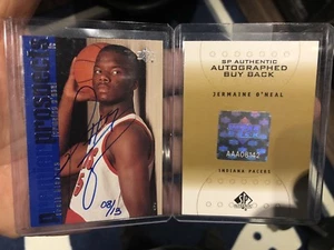 2000-01 SP authentisches JERMAINE O'NEAL RC AUTO/13 Rookie KAUF Autogramm UD SP - Bild 1 von 3