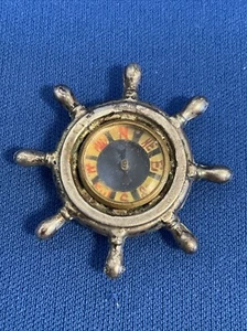 Vintage Ships Wheel Compass Pendant Curio - Picture 1 of 5