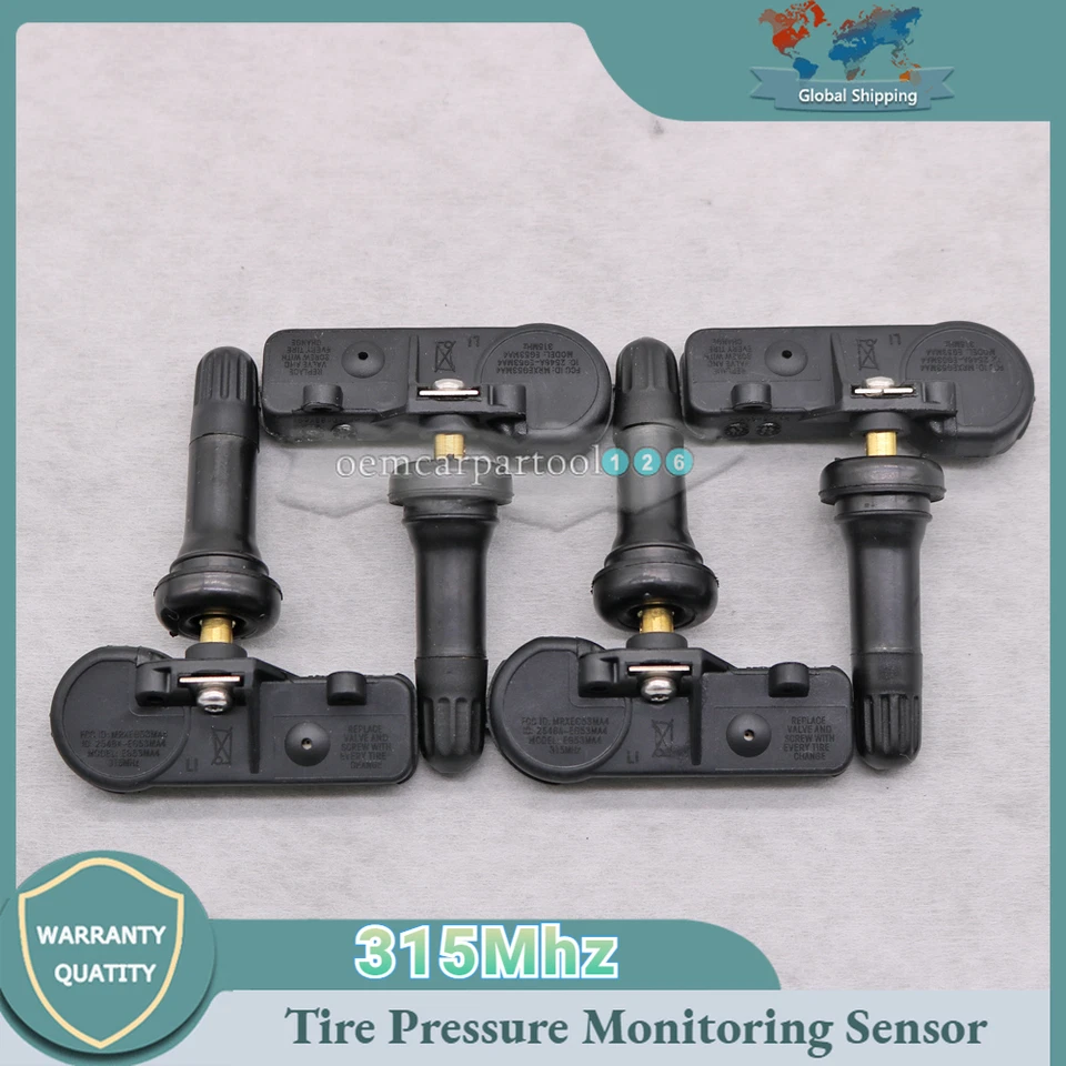 Juego (4) Sensor de monitoreo de presión de neumáticos para Buick Enclave Lucerna Lacrosse 2007-14 Foto 1 de 4