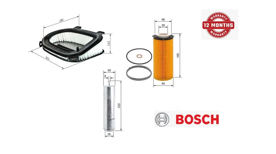 FILTROS DE AIRE, ACEITE Y COMBUSTIBLE PARA BMW X5 X DRIVE 30D M SPORT MK 2 E70 2010-2014   Foto 1 de 1