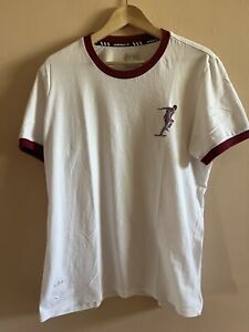 Adidas X Magenta Ringer T-Shirt- White/Red