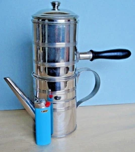 AQUILAS SANTINI FERRARA RARA CAFFETTIERA A PERCOLAZIONE 4 TAZZE FINE '800 - Bild 1 von 8