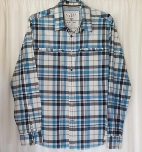 LTD Ed 1981 GUESS Los ANGELES Mens LONG Sleeve SHIRT Size L - Picture 1 of 14