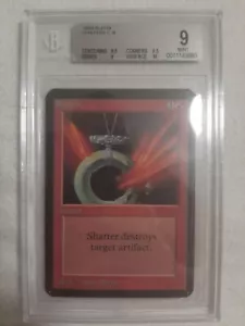 = Shatter (Alpha) = BGS 9 MINT MTG Magic the Gathering - Picture 1 of 2