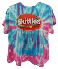 Womens Skittles Tie Dye T-Shirt 3X Officially Licensed New 