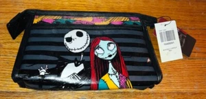 Disney Nightmare Before Christmas Loungefly Jack Sally Makeup Bag Case NWT - Picture 1 of 2