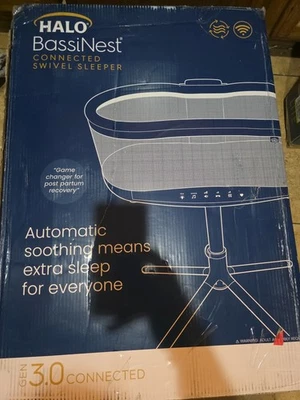 Cuna HALO Innovations Luxe Gris BassiNest Giratorio Dormitorio #N4995 Foto 1 de 4