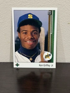 1989 Upper Deck Ken Griffey Jr #1 Rookie NrMt/Mt Possible Grade 8 or 9 - Picture 1 of 4