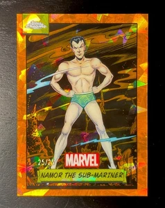 2024 Topps Chrome Marvel Sapphire Namor The Sub-Mariner 25/25 Orange Refractor  - Bild 1 von 3