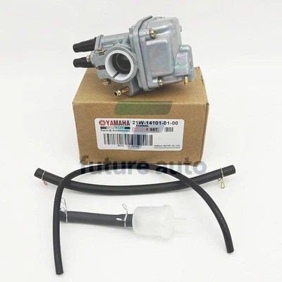 NUEVO OEM 1983-2006 YAMAHA PW 80 PW80 ZINGER CONJUNTO COMPLETO CARBURADOR STOCK EN EE. UU. Foto 1 de 2