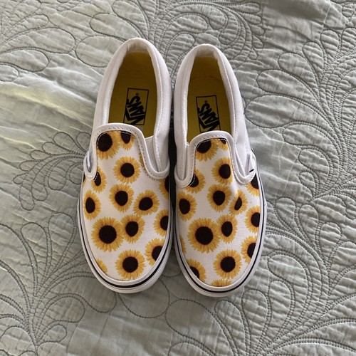 VANS Scarpe Van's Off The Wall bambina. Taglia 1. Girasoli. Nuovo!