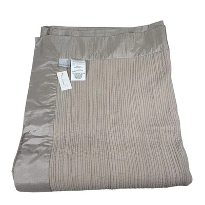 Yves Delorme Париж роскошь шелковая кайма Minerva Pierre стеганое одеяло размер Twin - Изображение 1 из 4