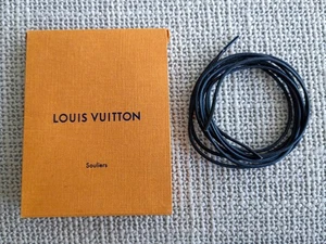 LOUIS VUITTON Authentic Black Round 33,5" Shoelaces Replaces Replaces | NEUWERTIG - Bild 1 von 3