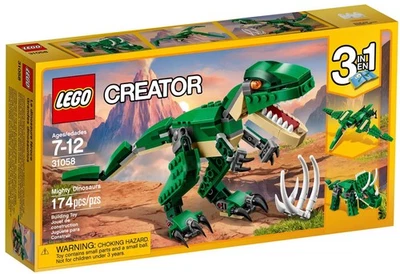 LEGO Creator 31058 Mighty Dinosaurs Juego de construcción 3 en 1 Foto 1 de 4