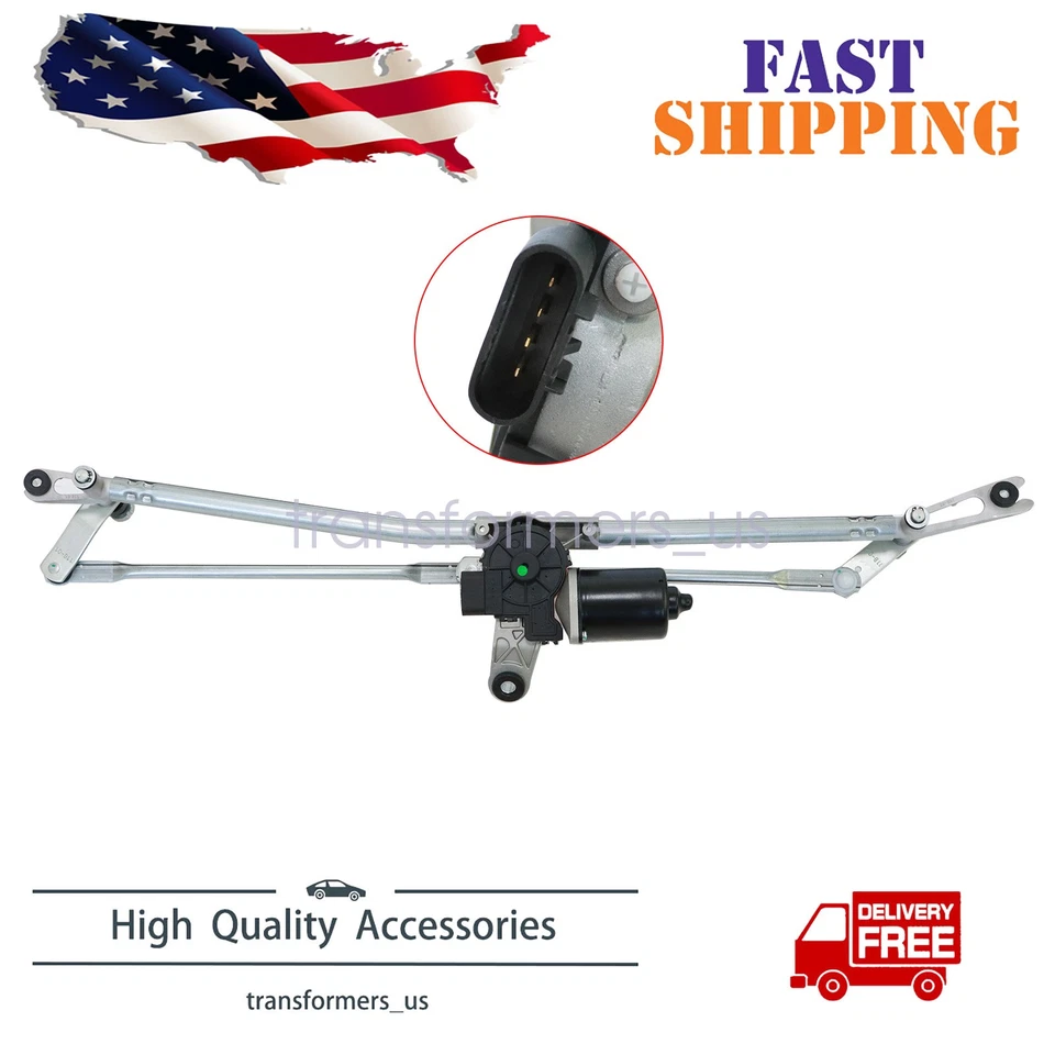 Motor de limpador de para-brisa e conjunto de ligação para Dodge Ram 1500 2500 2002-2004 - Imagem 1 de 4