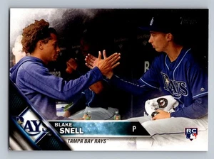Aggiornamento Topps 2016 #US67 Blake Snell In Dugout variante foto - Foto 1 di 2