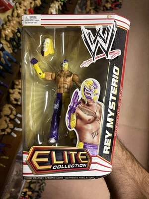Figura de lucha libre WWE Elite Series 15 l Rey Mysterio Elite serie WCW ECW LWO CIP Foto 1 de 4