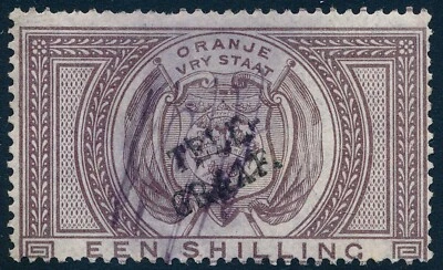 Sello telegráfico Orange Free State 1886, RH11, usado #2 Foto 1 de 4