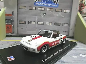 PORSCHE 914/6 914 /6 GT 1000km Mexiko 1972 #5 Rojas Viceroy Rebaqu Spark S 1:43 - Bild 1 von 5
