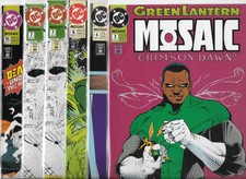 Green Lantern: Mosaic #3, #4, #6, #7(2) & #15   Lot of 6 (1992/1993, DC Comics)
