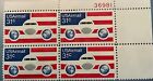 US stamps air mail mint, Regular Issue, 1974, 31c, Plane, Globes, Flag