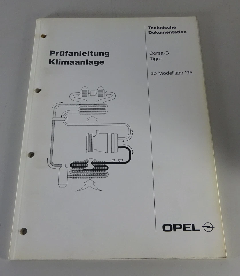 Manual de Taller Instrucciones Inspección Opel Corsa B / Tigra Clima Pie 09/1994 - Imagen 1 de 1