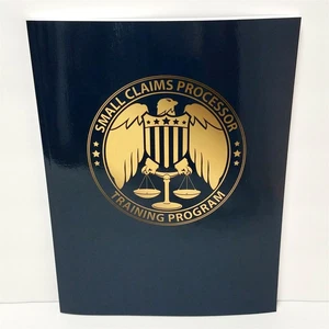 Small Claims Processor Training Program Book - 144 pages - Picture 1 of 3