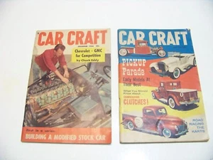 2 revistas vintage de carros artesanales 1954 1959 Pickup Parade Chevrolet GMC vintage automático - Imagen 1 de 4