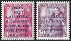 Spagna Canarie 1950 Posta / 1ª Conio / Lusso / 2 Francobolli/Certificato