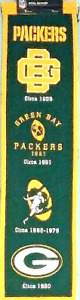 Green Bay Packers Retro Heritage Evolution Banner New Fanatics