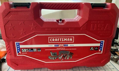 Craftsman CMMT45016, 59pc Socket Set 6pt SAE/Metric, USA Made - Image 1 of 4