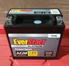 EverStart PLATINUM AGM Power Sport Battery, Group Size TX14L 12 Volt, 200 - NEW