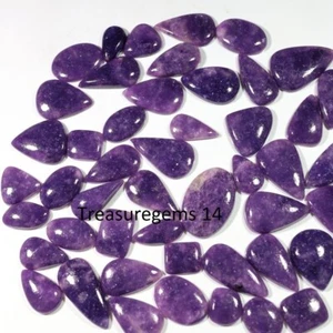 250 Crt WHOLESALE LOT PURPLE SUNSTONE LEPIDOLITE CABOCHON GEMSTONE AAAA - Picture 1 of 9