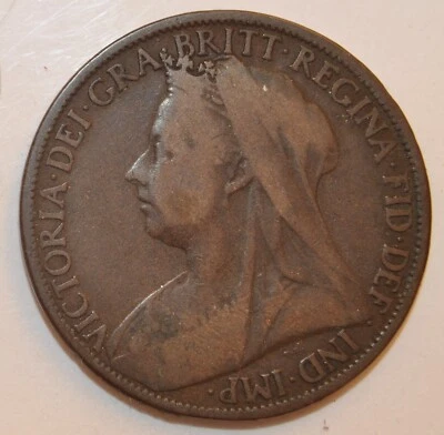 Centavo Gran Bretaña 1899  Foto 1 de 2