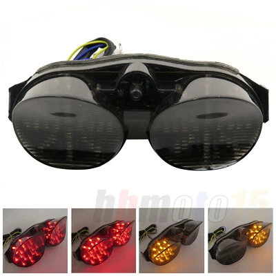 Nueva luz trasera LED de humo apta para Yamaha Yzf-R6 2001-2002 Yzf R6 Yzfr6 Foto 1 de 4