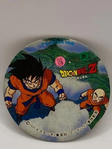 Goku Kurillin Dragon Ball Z Menko TCG Vintage 744764152 Akira Toriyama Japanese - Picture 1 of 12