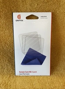 Griffin 3 Pack Screen Protector Care Kit matte Finish Ipod Nano Free Shipping - Picture 1 of 2