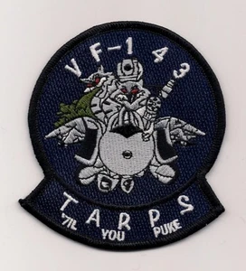 VF-143 TARPS 'TIL YOU PUKE patch USN F-14 TOMCAT FIGHTER SQN - Picture 1 of 1