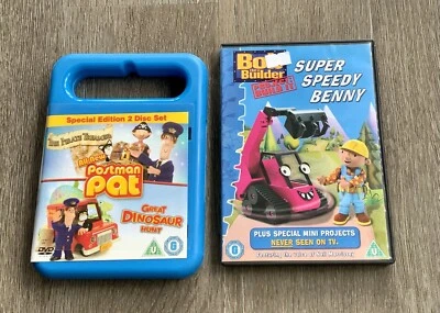 Postman Pat - Pirate Treasure/Great Dinosaur Hunt DVD & Bob The Builder Benny - Image 1 of 4