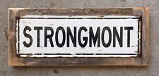 Strongmont Longmont Colorado Front Range Piwo Vintage Stalowy znak Wystrój domu